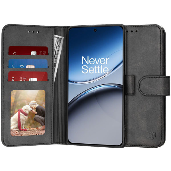 Techsuit - Diary Book - OnePlus Nord 4 - Black