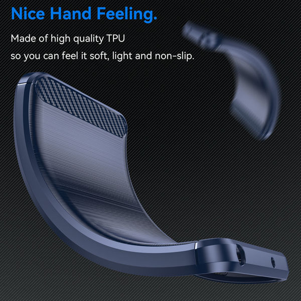 Techsuit - Carbon Silicone - OnePlus Nord 4 - Blue