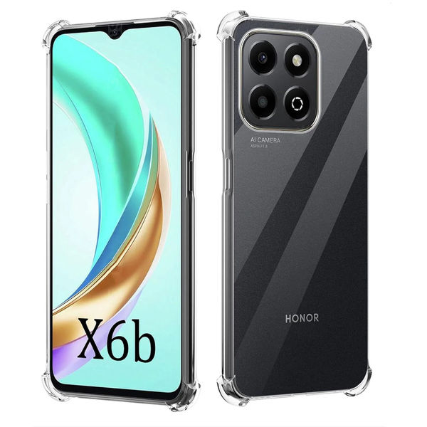 Techsuit - Shockproof Clear Silicone - Honor X6b - Clear