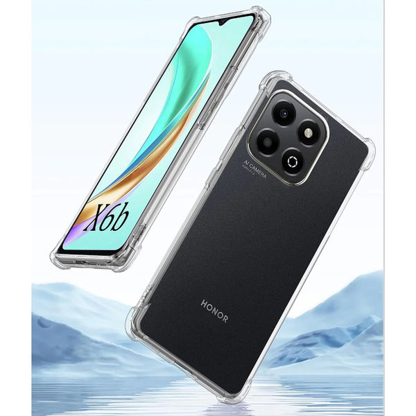 Techsuit - Shockproof Clear Silicone - Honor X6b - Clear