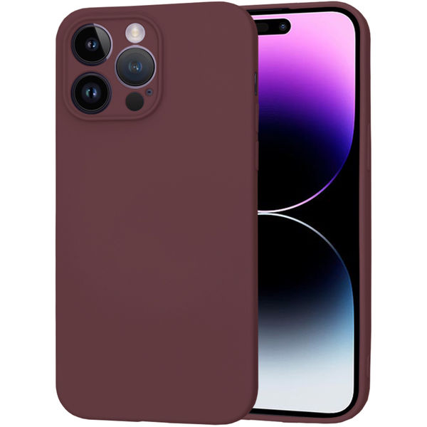 Techsuit - SoftFlex MagSafe - iPhone 14 Pro Max - Plum Red