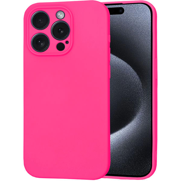Techsuit - SoftFlex MagSafe - iPhone 15 Pro - Hot Pink