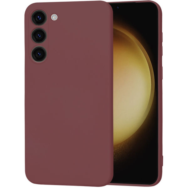 Techsuit - SoftFlex MagSafe - Samsung Galaxy S23 Plus - Plum Red