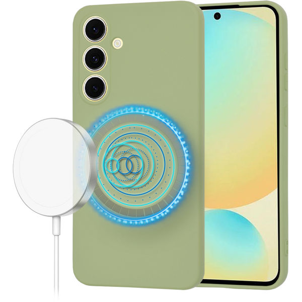 Techsuit - SoftFlex MagSafe - Samsung Galaxy S24 FE - Matcha