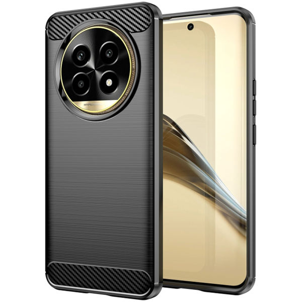 Techsuit - Carbon Silicone - Realme 13 Pro / 13 Pro+ - Black
