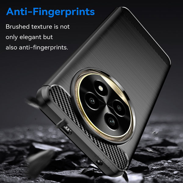 Techsuit - Carbon Silicone - Realme 13 Pro / 13 Pro+ - Black