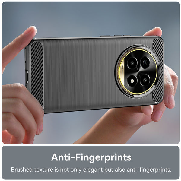 Techsuit - Carbon Silicone - Realme 13 Pro / 13 Pro+ - Black