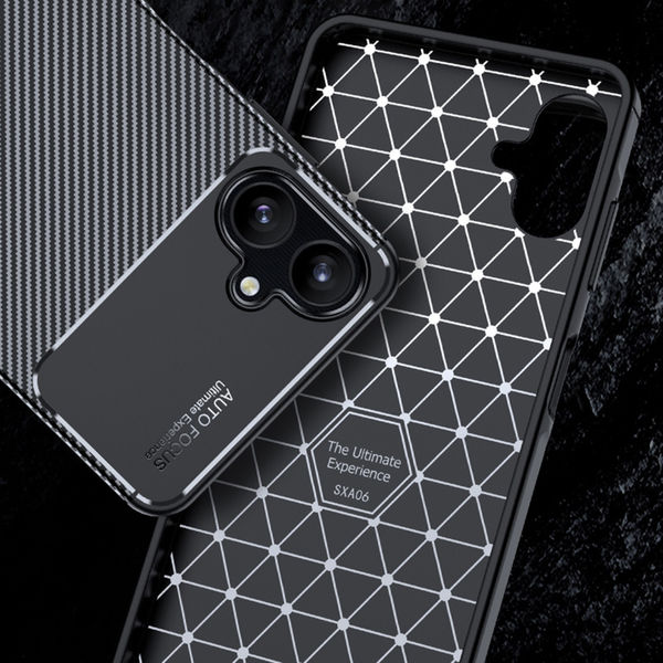 Techsuit - CarbonFiber - Samsung Galaxy A06 - Black