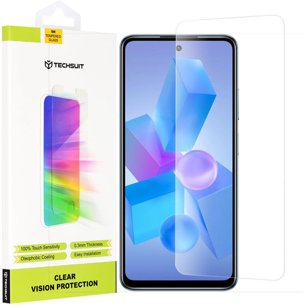 Techsuit - Clear Vision Glass - Infinix Hot 40 / 40 Pro / Tecno Spark 20 Pro / Pova 5 Pro - Transparent