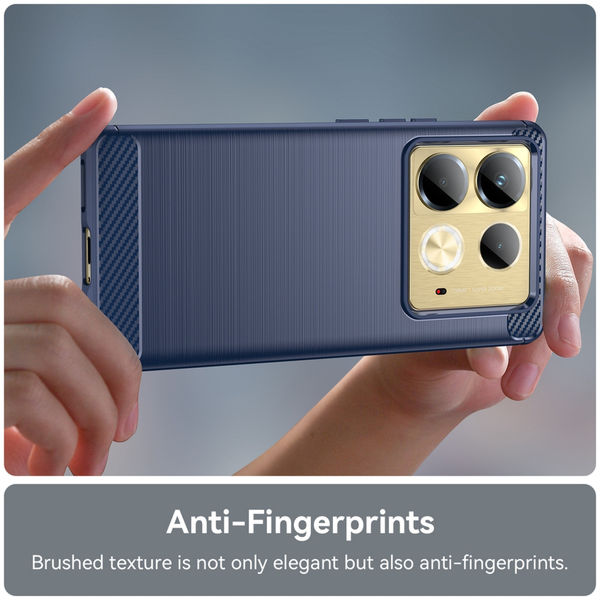 Techsuit - Carbon Silicone - Infinix Note 40 - Blue