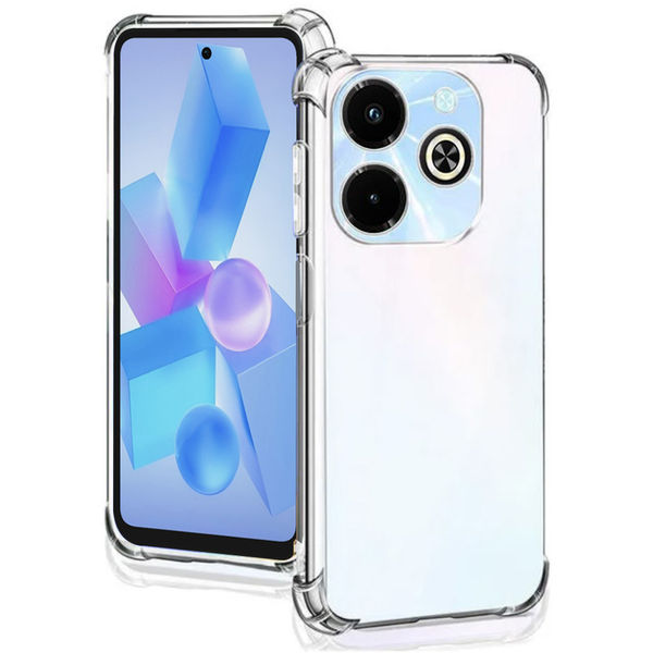 Techsuit - Shockproof Clear Silicone - Infinix Hot 40i - Clear