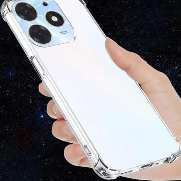 Techsuit - Shockproof Clear Silicone - Infinix Hot 40i - Clear