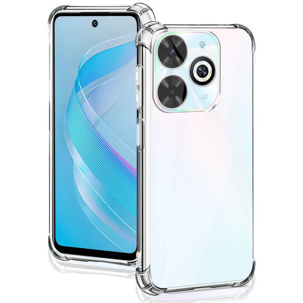 Techsuit - Shockproof Clear Silicone - Infinix Smart 8 - Clear
