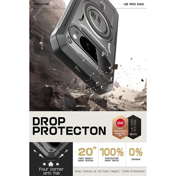 Supcase - Unicorn Beetle Pro MagSafe - Google Pixel 9 / 9 Pro - Black