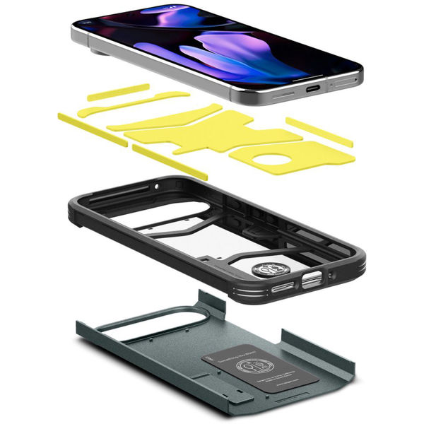 Spigen - Tough Armor - Google Pixel 9 Pro XL - Abyss Green