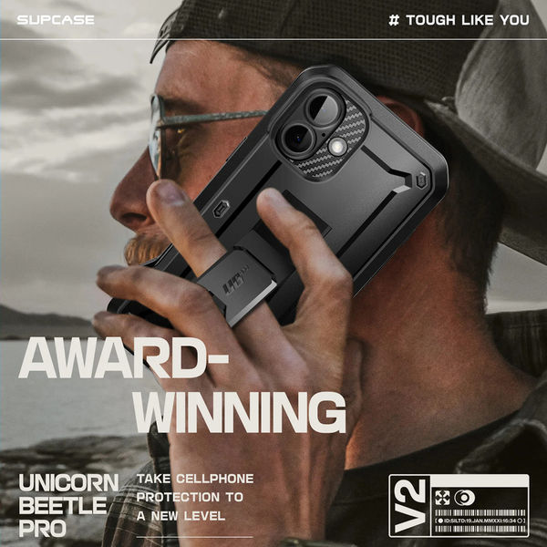 Supcase - Unicorn Beetle Pro - iPhone 16 - Black