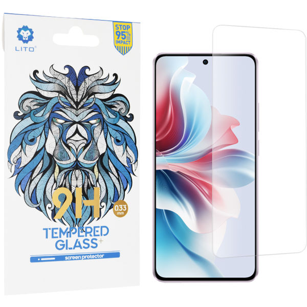 Lito - 2.5D Classic Glass - Oppo Reno11 F - Clear