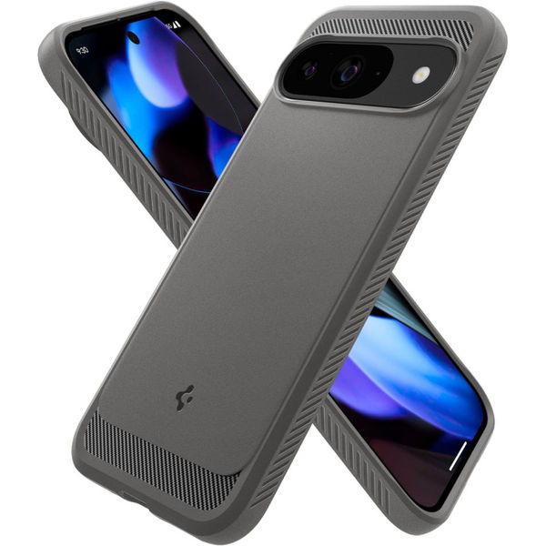 Spigen - Rugged Armor - Google Pixel 9 / 9 Pro - Marble Grey