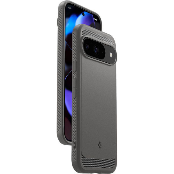 Spigen - Rugged Armor - Google Pixel 9 / 9 Pro - Marble Grey