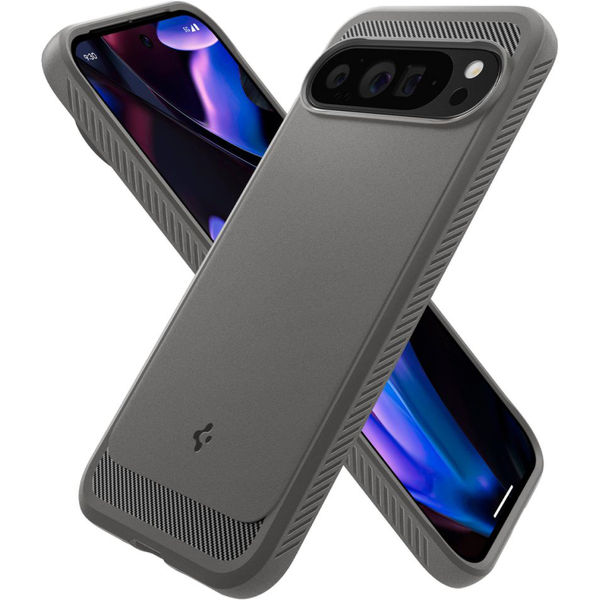 Spigen - Rugged Armor - Google Pixel 9 Pro XL - Marble Grey