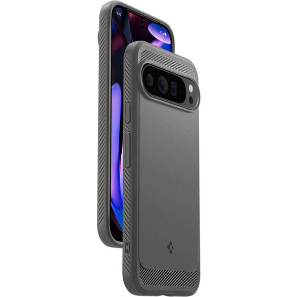 Spigen - Rugged Armor - Google Pixel 9 Pro XL - Marble Grey