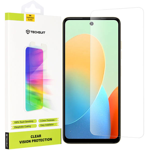 Techsuit - Clear Vision Glass - Tecno Spark Go 2024 / Spark 20 / Spark 20C / Infinix Hot 40i / Smart 8 - Transparent