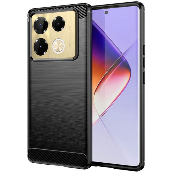 Techsuit - Carbon Silicone - Infinix Note 40 Pro+ - Black