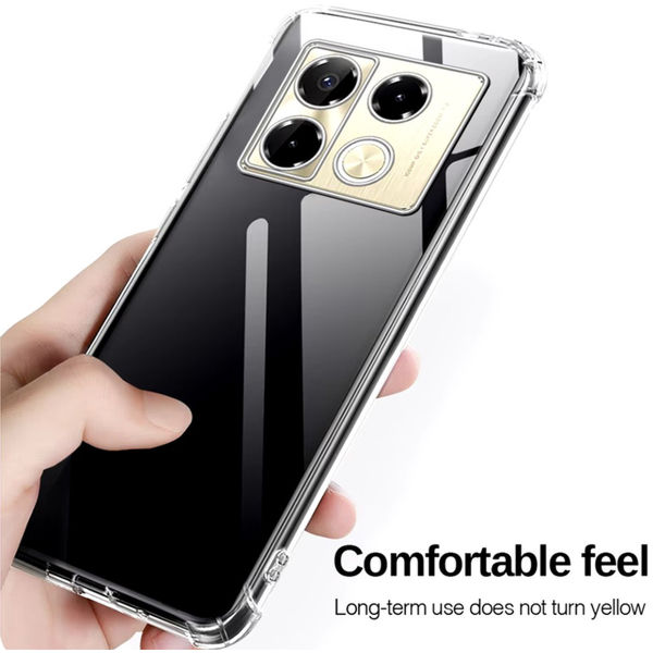 Techsuit - Shockproof Clear Silicone - Infinix Note 40 Pro+ - Clear