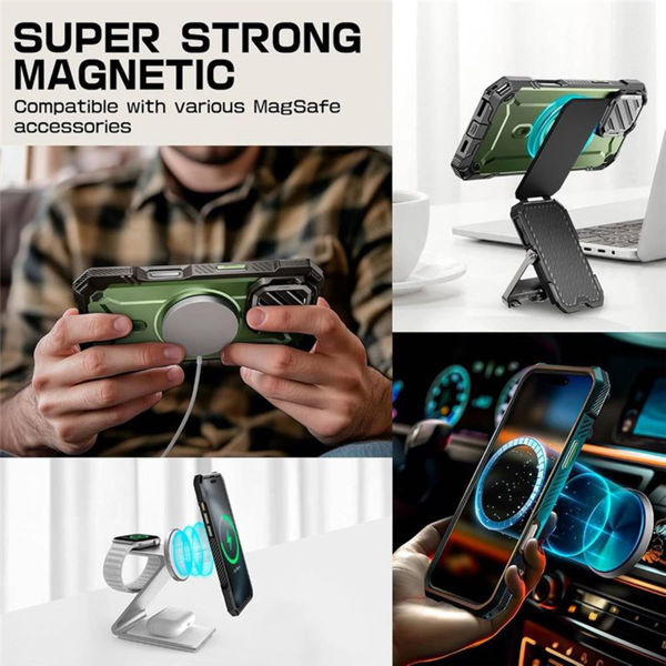 Supcase - Unicorn Beetle XT MagSafe - iPhone 16 Pro - Guldan