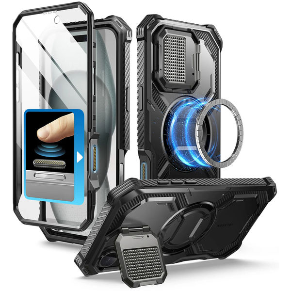 I-Blason - Armorbox MagSafe - iPhone 16 Plus - Black