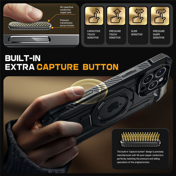 Supcase - Unicorn Beetle Defender - iPhone 16 Pro - Black