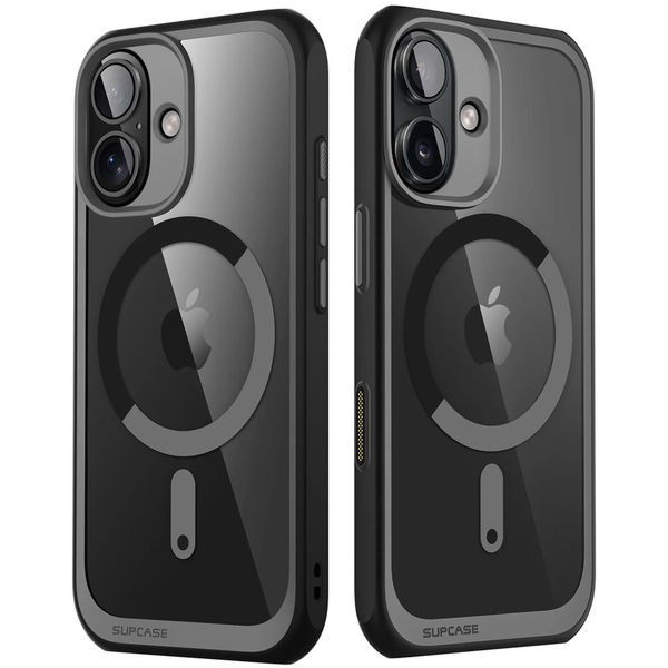 Supcase - Unicorn Beetle Slim Clear MagSafe - iPhone 16 - Black