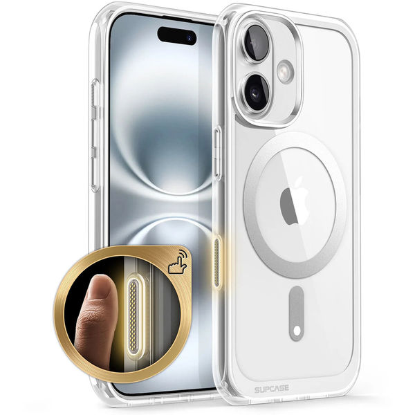 Supcase - Unicorn Beetle Slim Clear MagSafe - iPhone 16 - Clear