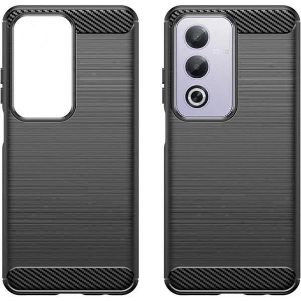 Techsuit - Carbon Silicone - Oppo A80 5G - Black