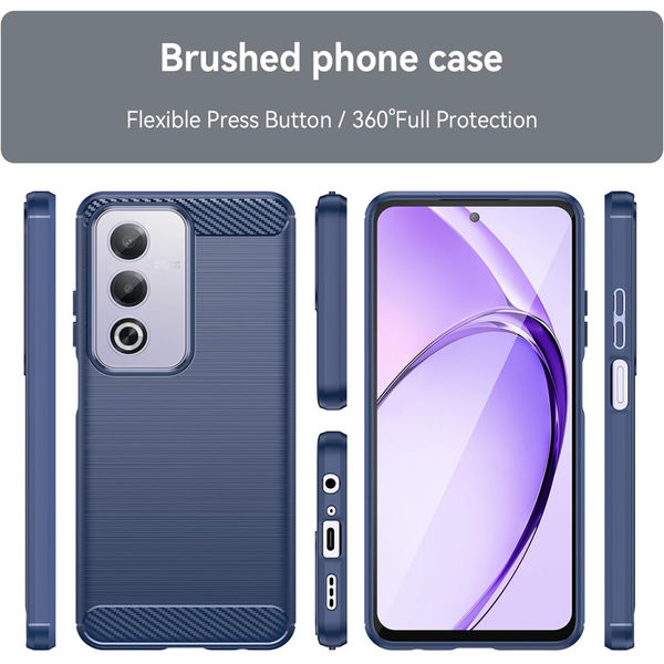 Techsuit - Carbon Silicone - Oppo A80 5G - Blue