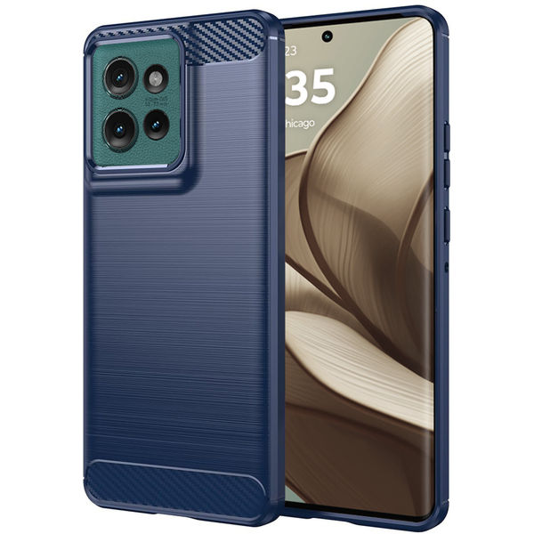 Techsuit - Carbon Silicone - Motorola Edge 50 - Blue