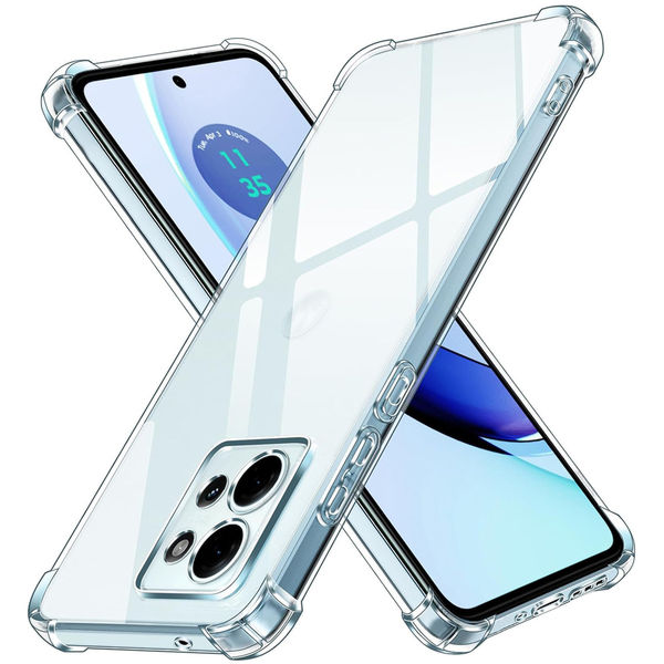 Techsuit - Shockproof Clear Silicone - Motorola Edge 50 - Clear