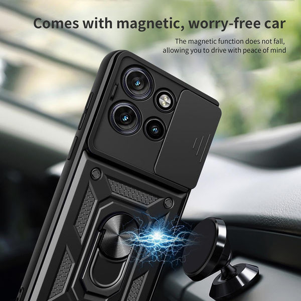 Techsuit - CamShield Series - Motorola Edge 50 - Black