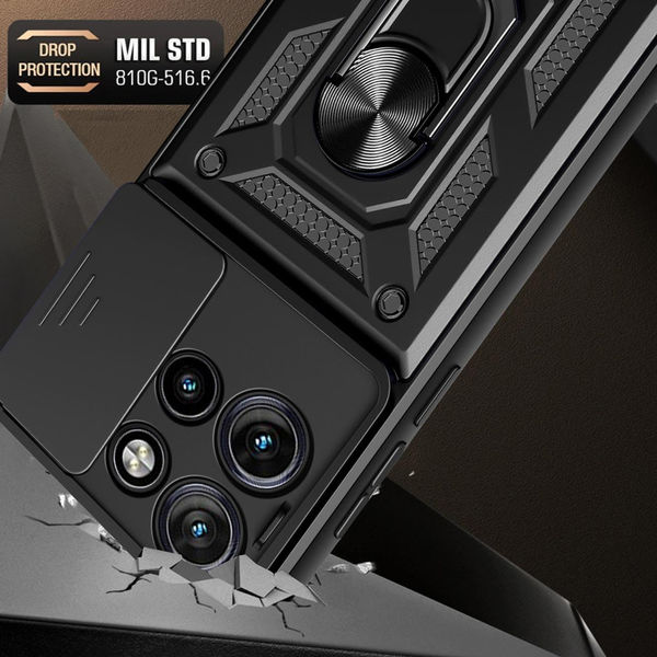 Techsuit - CamShield Series - Motorola Edge 50 - Black