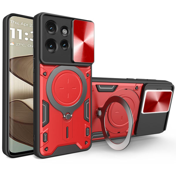Techsuit - CamGuard Pro - Motorola Edge 50 - Red