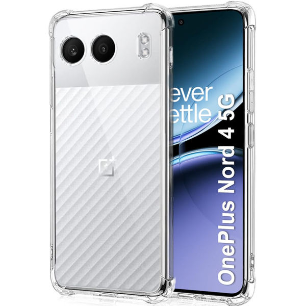 Techsuit - Shockproof Clear Silicone - OnePlus Nord 4 - Clear