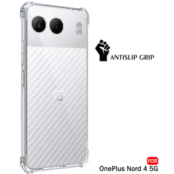 Techsuit - Shockproof Clear Silicone - OnePlus Nord 4 - Clear