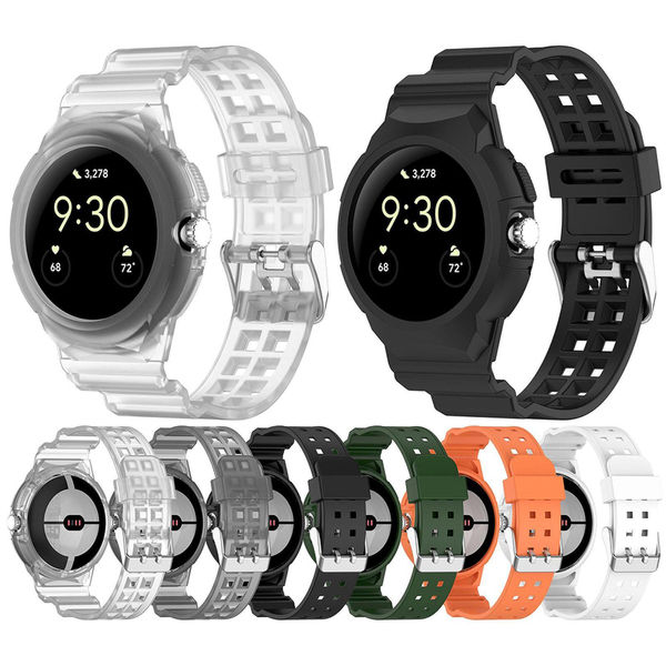 Techsuit - Watchband (W065) - Google Pixel Watch / Watch 2 / Watch 3 41mm - Orange