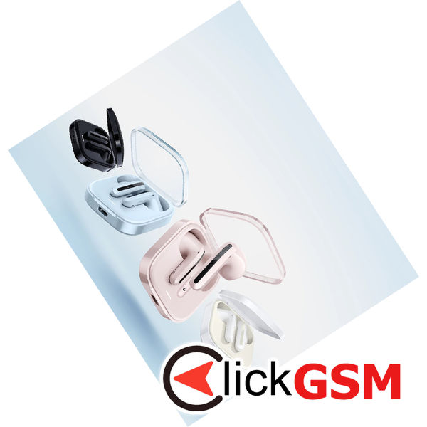 Xiaomi - Wireless Earbuds Redmi Buds 6 Active - Bluetooth 5.4, Active Noise Cancellation, Touch Control - Black