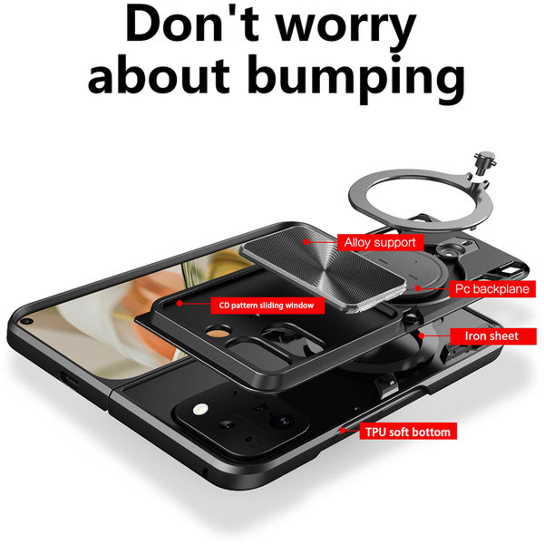 Techsuit - CamGuard Pro - Google Pixel 9 Pro Fold - Black