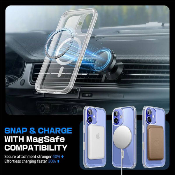 Supcase - Unicorn Beetle MagStand - iPhone 16 - Clear