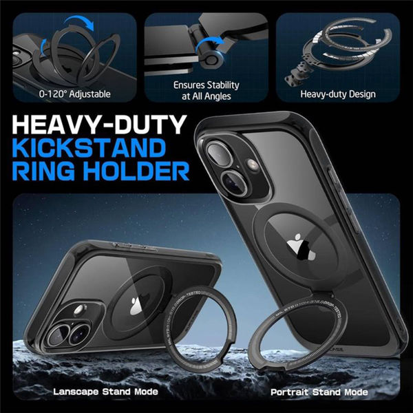 Supcase - Unicorn Beetle MagStand - iPhone 16 Pro Max - Frost Black