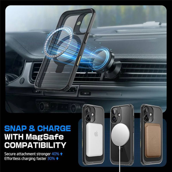 Supcase - Unicorn Beetle MagStand - iPhone 16 Pro Max - Frost Black