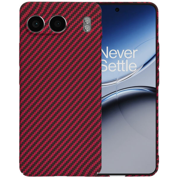 Techsuit - Carbonite FiberShell - OnePlus Nord 4 - Red