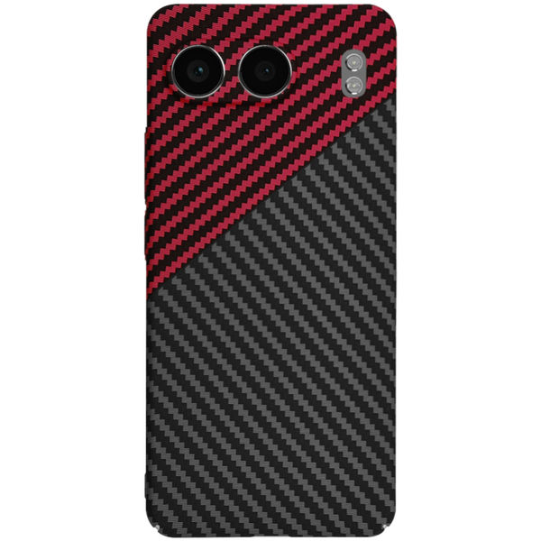 Techsuit - Carbonite FiberShell - OnePlus Nord 4 - Red Vortex